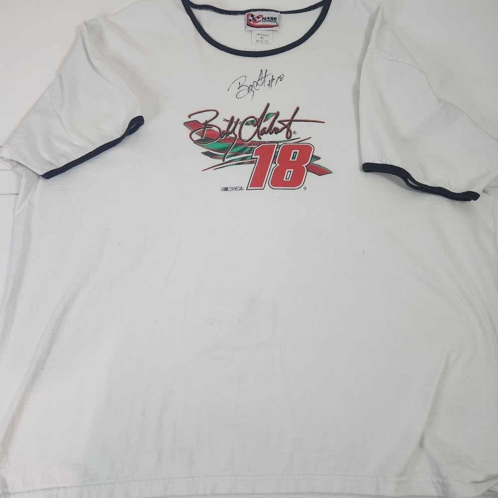Vintage Nascar Bobby Labonte Signed Women's Chase Authentics T-Shirt Size XL